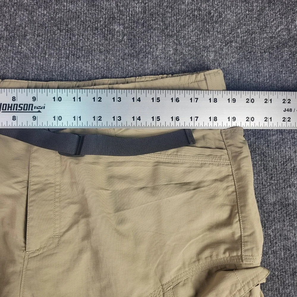The North Face Mens Convertible Cargo Hiking Pants Khaki Beige Large L Regular
